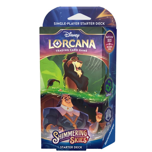 Disney Lorcana Scar & Kronk - 60 kortų pradedančiojo rinkinys (anglų k.)