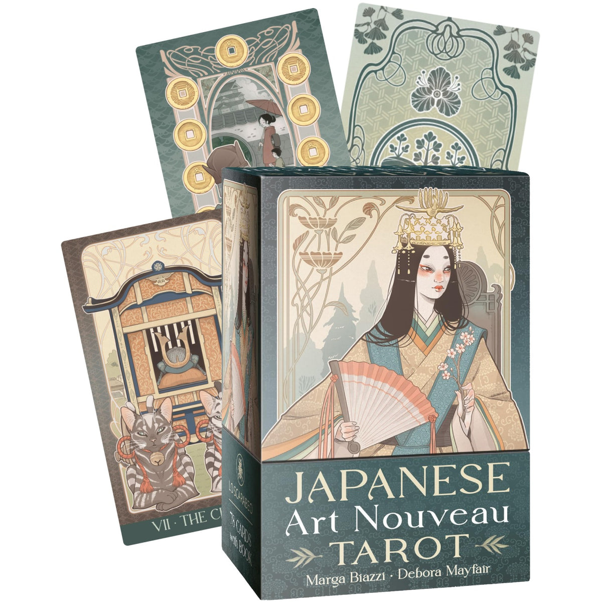 Japanese Art Nouveau Tarot Premium - Taro kortos | Lo Scarabeo