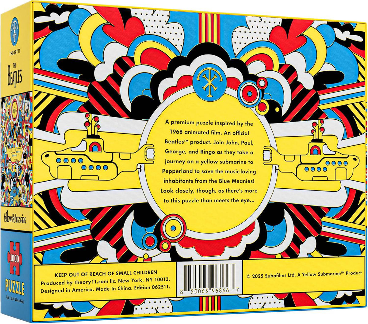 The Beatles Yellow Submarine - 1000 detalių dėlionė | Theory11