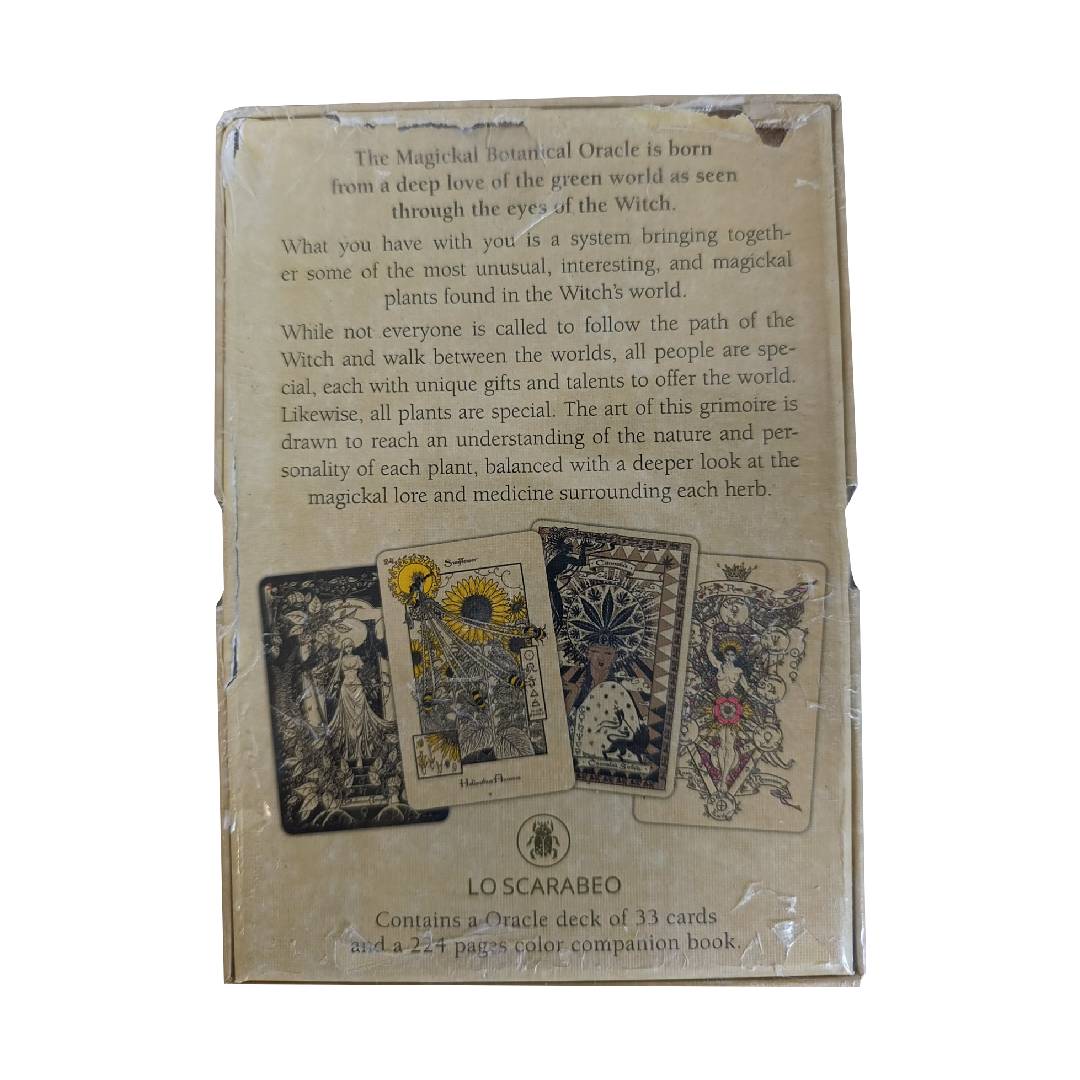 The Magickal Botanical Oracle - orakulo kortos | Lo Scarabeo - kosmetinis defektas