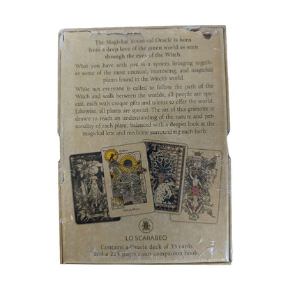 The Magickal Botanical Oracle - orakulo kortos | Lo Scarabeo - kosmetinis defektas