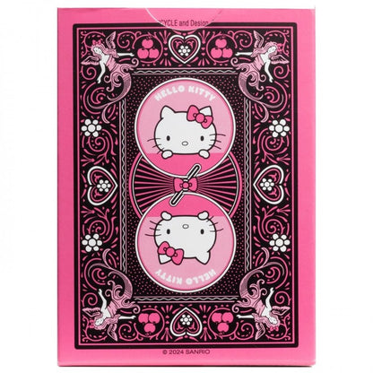 Hello Kitty Black & Pink - žaidimo kortos, kosmetinis defektas | Bicycle