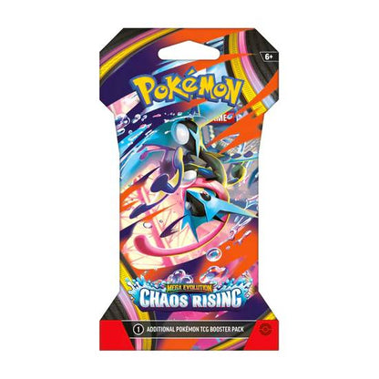Pokémon Mega Evolution - Chaos Rising Sleeved Booster - kortų papildymas