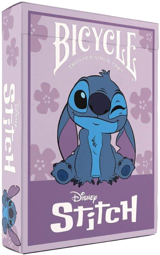 Bicycle Disney Stitch Purple - žaidimo kortos