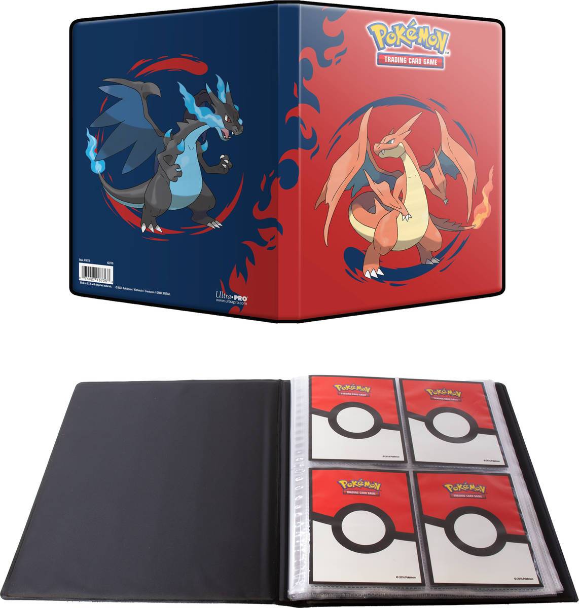 Pokémon Mega Charizard X ir Y - 4 kišenių kortų albumas | Ultra PRO