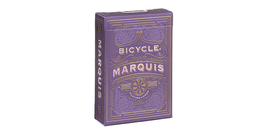 Marquis - violetinės Art Deco žaidimo kortos | Bicycle