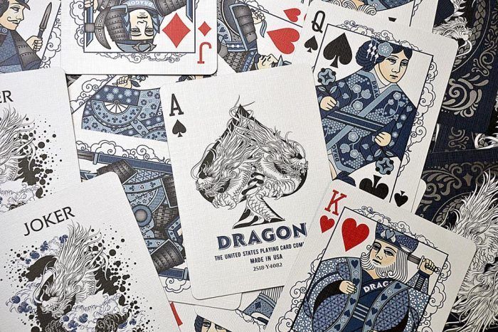 Dragon Blue - mėlynos žaidimo kortos | Bicycle