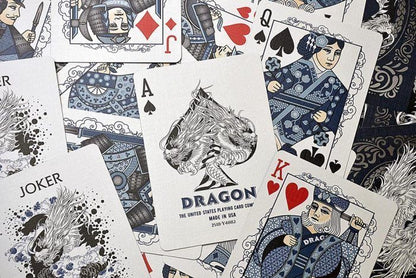 Dragon Blue - mėlynos žaidimo kortos | Bicycle