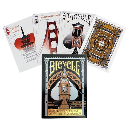 Architectural Wonders of the World - žaidimo kortos | Bicycle