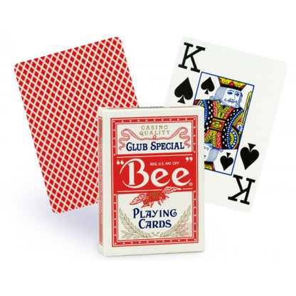 Bee Jumbo Red - raudonos pokerio kortos