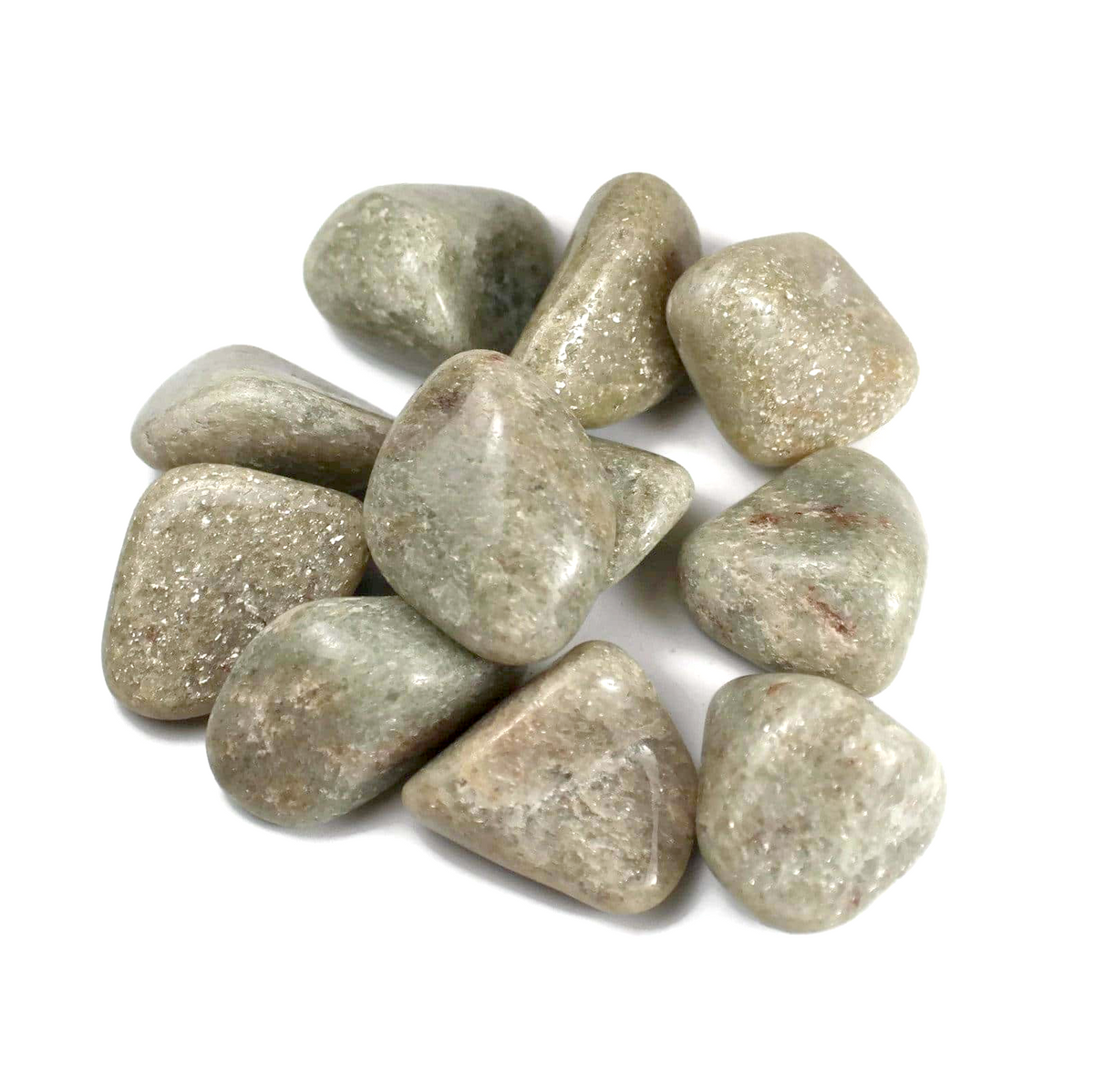 White Aventurine Large - balti aventurinai, 24 vnt.