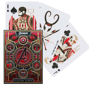 Theory11 Kortos Avengers Infinity Saga Raudonos