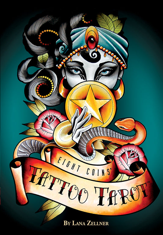 Eight Coins' Tattoo Tarot - tatuiruočių taro kortos