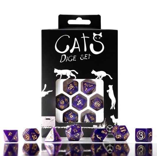 Cats Purrito - žaidimų kauliukų rinkinys | Q-Workshop