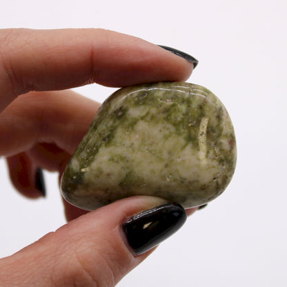 Large African Tumble Stones (6x) - Epidote Snowflake Ancient Wisdom