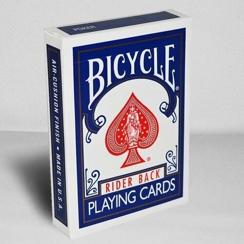 Bicycle Rider Back 808 Black Seal Blue - žaidimo kortos