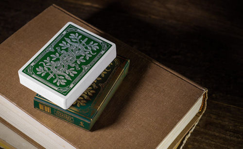 Theory11 Monarchs Green - žalios žaidimo kortos