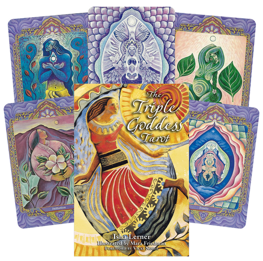 The Triple Goddess Tarot - 33 kortos ir knyga