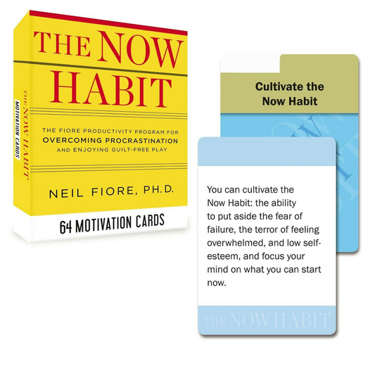 The Now Habit Motivation - motyvacinės kortos | Tarcher