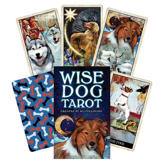 Wise Dog Tarot - šunų taro kortos | US Games Systems