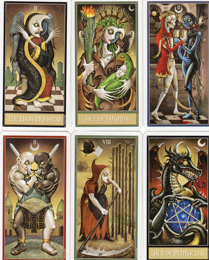Deviant Moon Tarot - Patrick Valenza Taro kortos