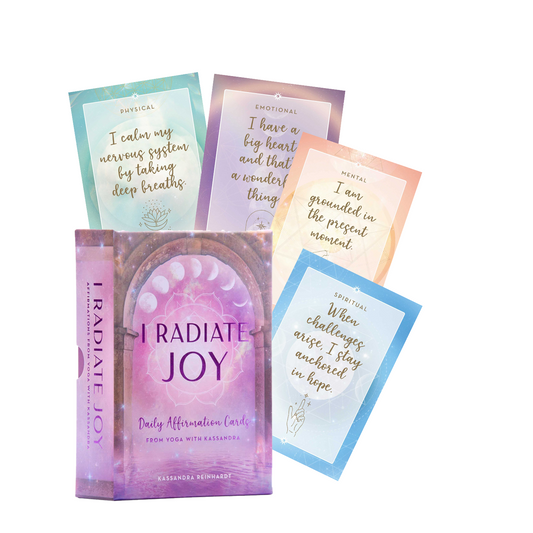 I Radiate Joy - kasdienių afirmacijų kortos