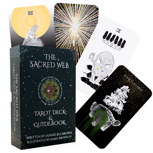 The Sacred Web Tarot - 78 kortos, papildoma korta ir vadovas