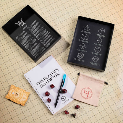 RPG Starter Kit - vaidmenų žaidimų priedų rinkinys