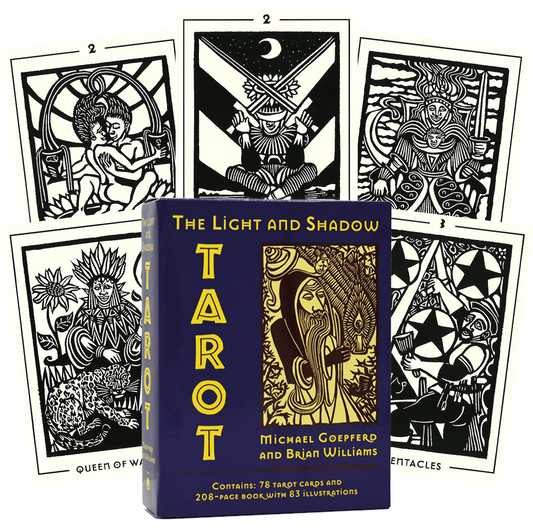 The Light and Shadow Tarot - juodai baltos taro kortos
