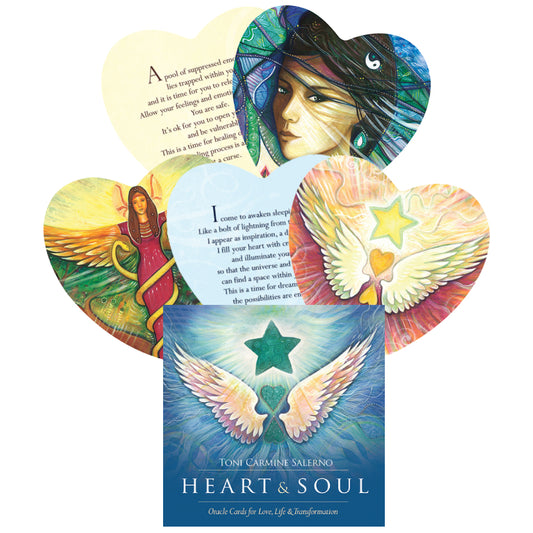 Heart and Soul Oracle - širdies formos kortos | Blue Angel