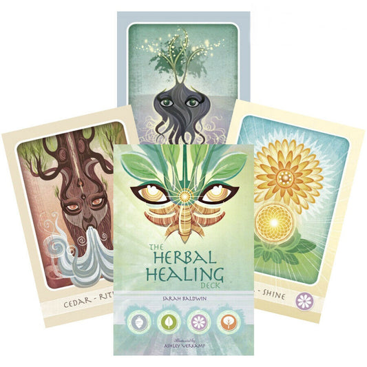 Herbal Healing Deck - augalų orakulo kortos | Schiffer