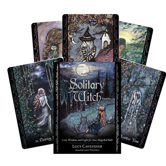 The Solitary Witch Oracle - orakulo kortos | Blue Angel
