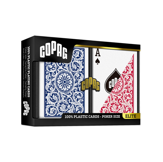 Copag Elite 1546 - 2 raudonos ir mėlynos kaladės