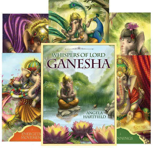 Whispers of Lord Ganesha - Ganešos orakulo kortos