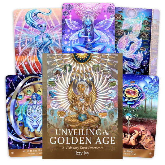 Unveiling the Golden Age: A Visionary Tarot - taro kortos