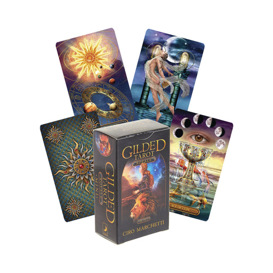 Gilded Tarot Royale Mini - mažos taro kortos be instrukcijų | Llewellyn