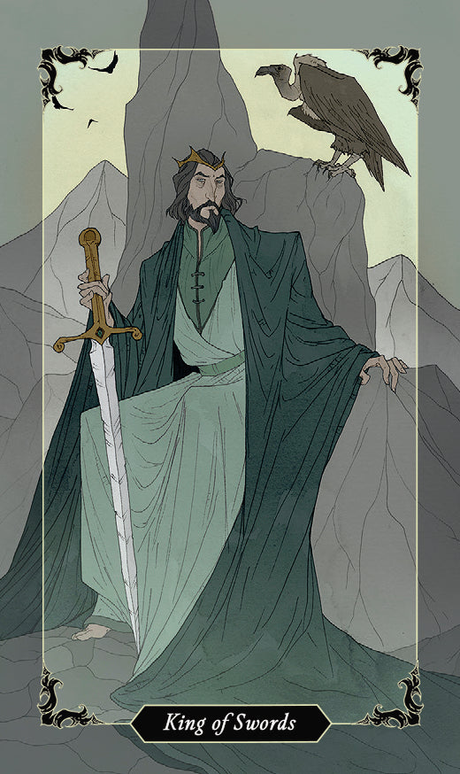Dark Wood Tarot Mini - mini taro kortos be brošiūros