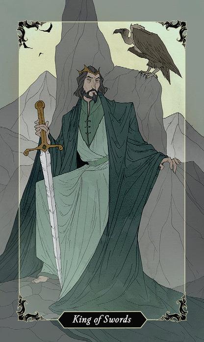 Dark Wood Tarot Mini - mini taro kortos be brošiūros