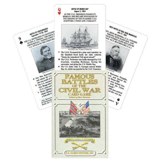 Famous Battles of the Civil War - istorinis kortų žaidimas | US Games Systems