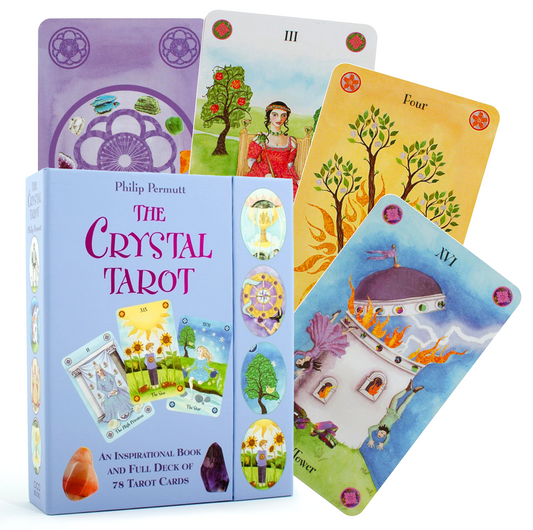 The Crystal Tarot - kristalų taro kortos | Cico Books