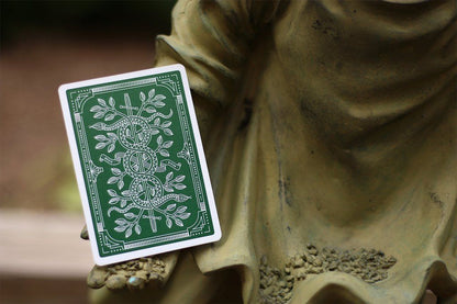 Theory11 Monarchs Green - žalios žaidimo kortos