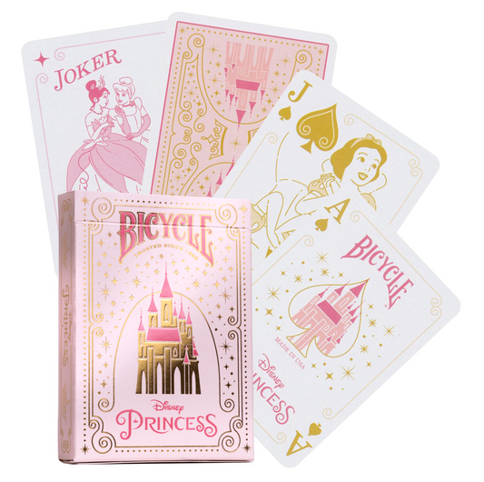 Bicycle Disney Princess Pink - rožinės žaidimo kortos