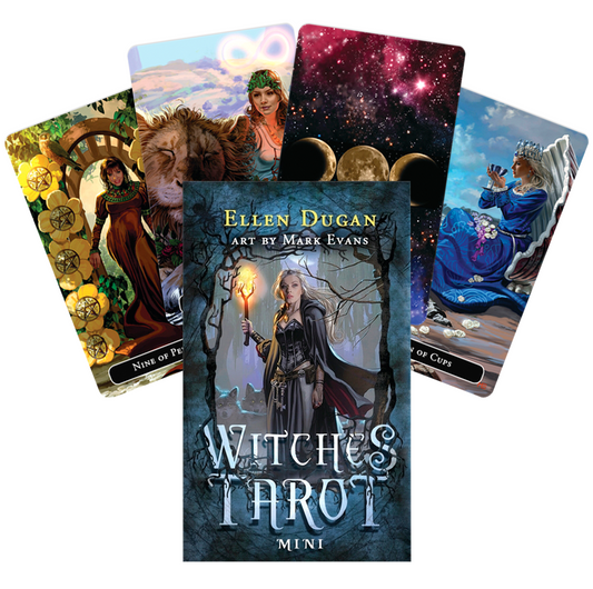 Witches Tarot Mini - mažos taro kortos be instrukcijų | Llewellyn