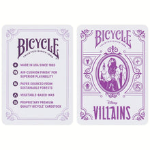 Įkelti vaizdą į galerijos rodinį, Bicycle Kortos Disney Villains Violetinės
