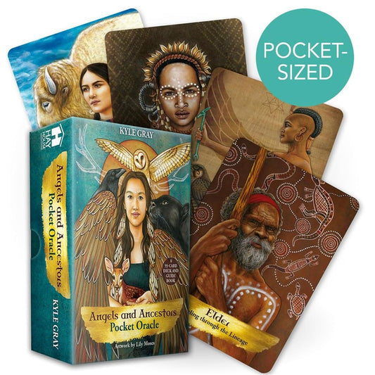 Angels and Ancestors Pocket Oracle - kišeninės orakulo kortos
