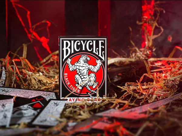 Bicycle Black Tiger Revival Edition - juodos žaidimo kortos