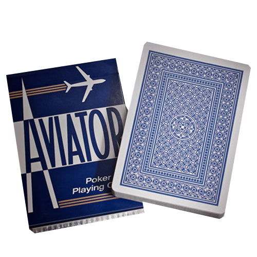 Aviator Standard Blue - mėlynos pokerio kortos