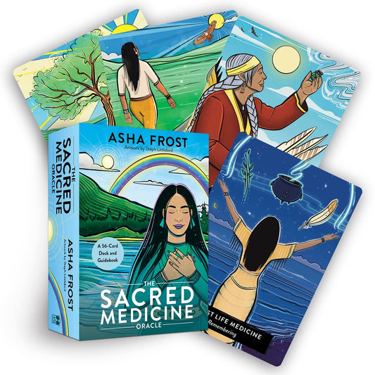 The Sacred Medicine Oracle - Asha Frost orakulo kortos