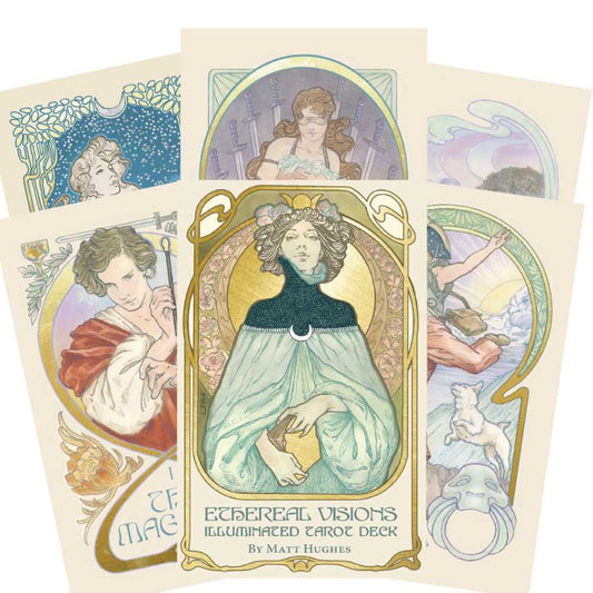 Ethereal Visions Illuminated Tarot - taro kortos