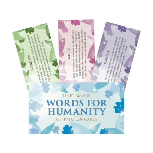 Words for Humanity Affirmation Cards - afirmacijų kortos | Animal Dreaming